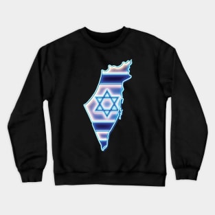 ISRAEL MAP Crewneck Sweatshirt